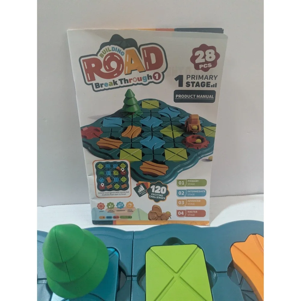 Building Road Break Through 1 Logic Maze Game 120 Challenges 28 Pcs Educational